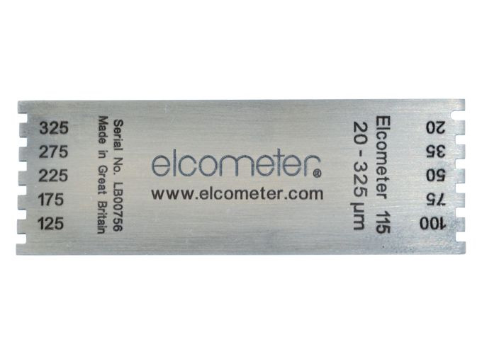 Elcometer 115 Wet Film Combs: Set of Four - Metric